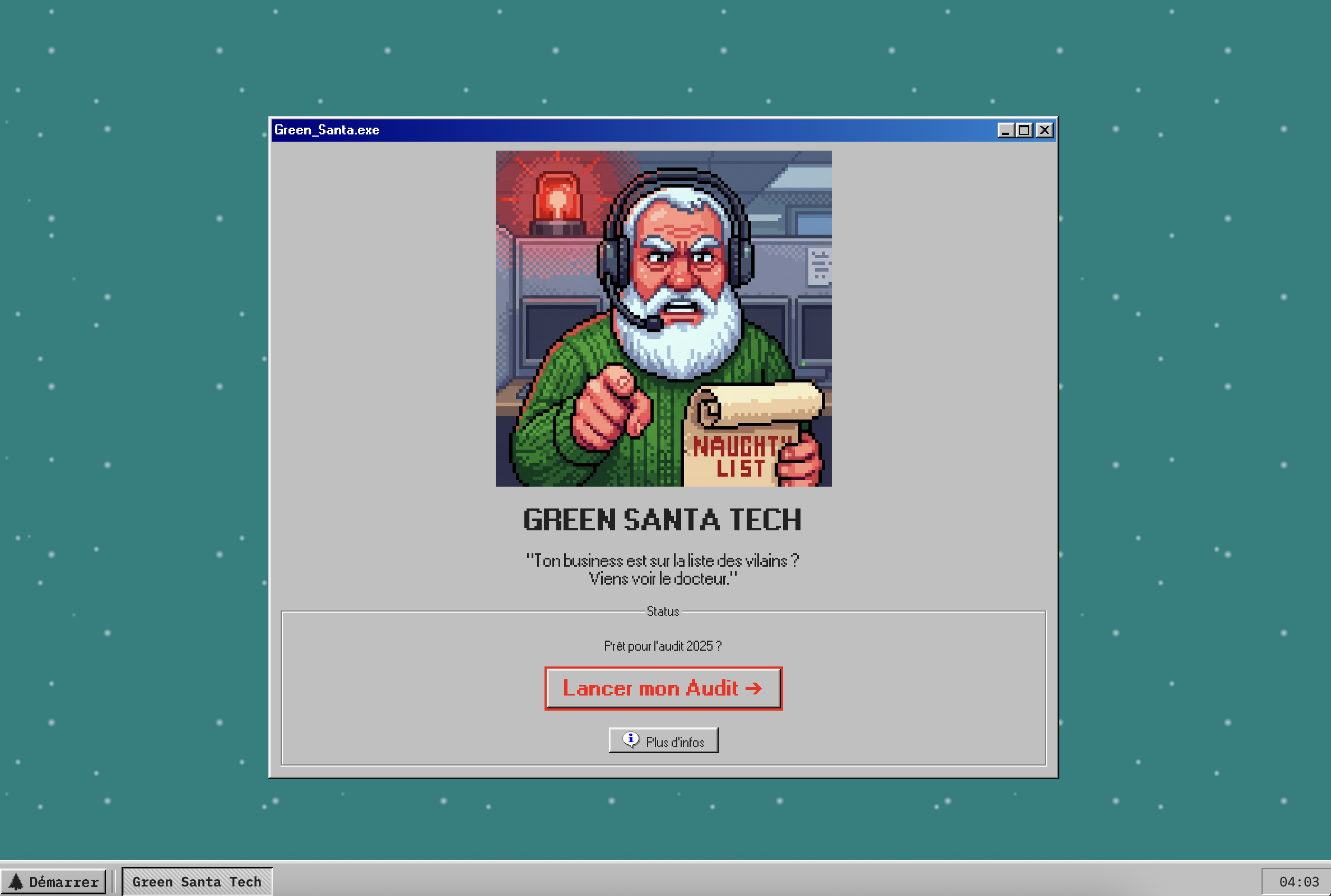 Green Santa Tech — Web App Gamifiée & IA Générative